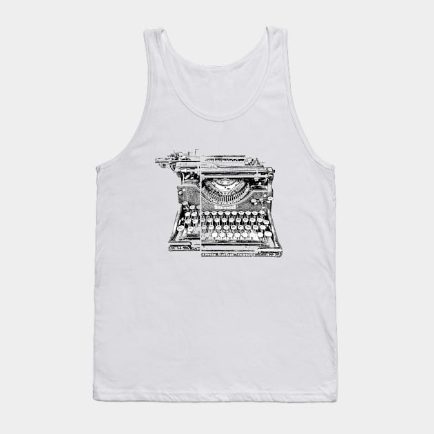 Relic Study - Underwood Typewriter Tank Top by minkatools